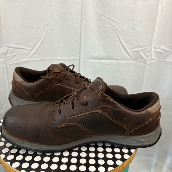 Red Wing Safety Shoes MEN'S SIZE 11.5 E2 Style 6708 Brown Comfort Pro Oxford - Picture 2 of 8